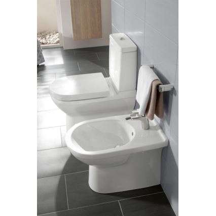 Villeroy & Boch 5788S101 - Kombinētā skalošanas WC tvertne O.NOVO, aizmugures/sānu pieslēgums, balta