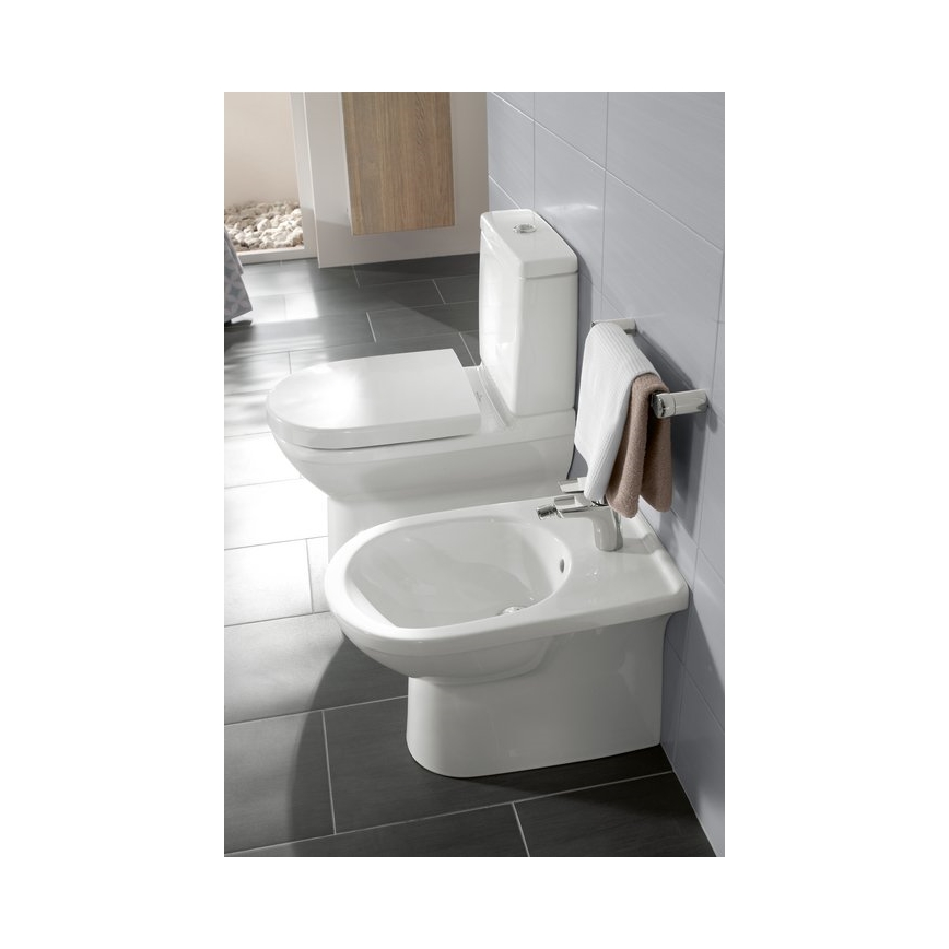 Villeroy & Boch 5788S101 - Kombinētā skalošanas WC tvertne O.NOVO, aizmugures/sānu pieslēgums, balta