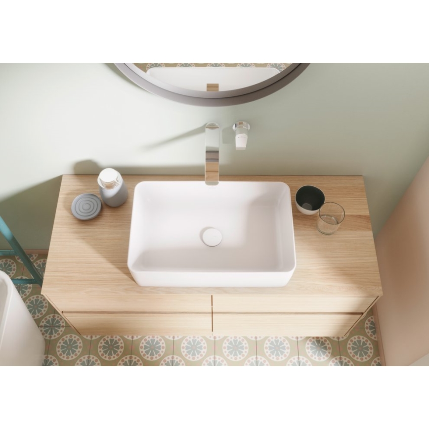 Villeroy & Boch 68080001 - Izlietnes noteka (keramika/spīdīgs hroms)
