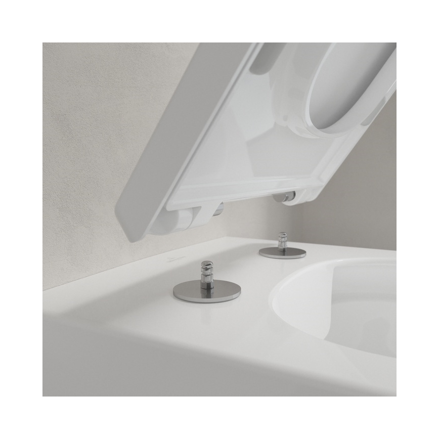 Villeroy & Boch 8M24S101 - Tualetes sēdeklis SoftClose MEMENTO 2.0 balts