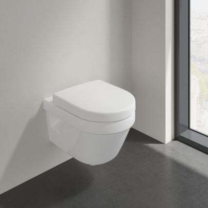 Villeroy & Boch 8M42S101 - SoftClose tualetes poda sēdeklis SUBWAY 3.0 balts