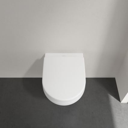 Villeroy & Boch 8M42S101 - SoftClose tualetes poda sēdeklis SUBWAY 3.0 balts