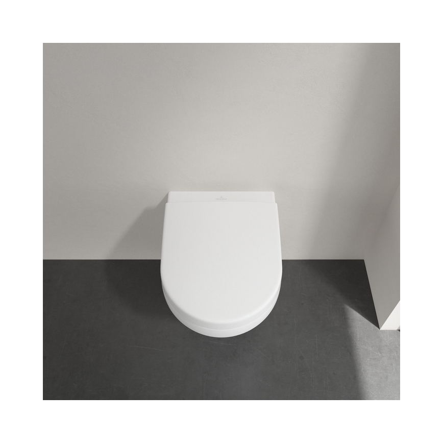 Villeroy & Boch 8M42S101 - SoftClose tualetes poda sēdeklis SUBWAY 3.0 balts