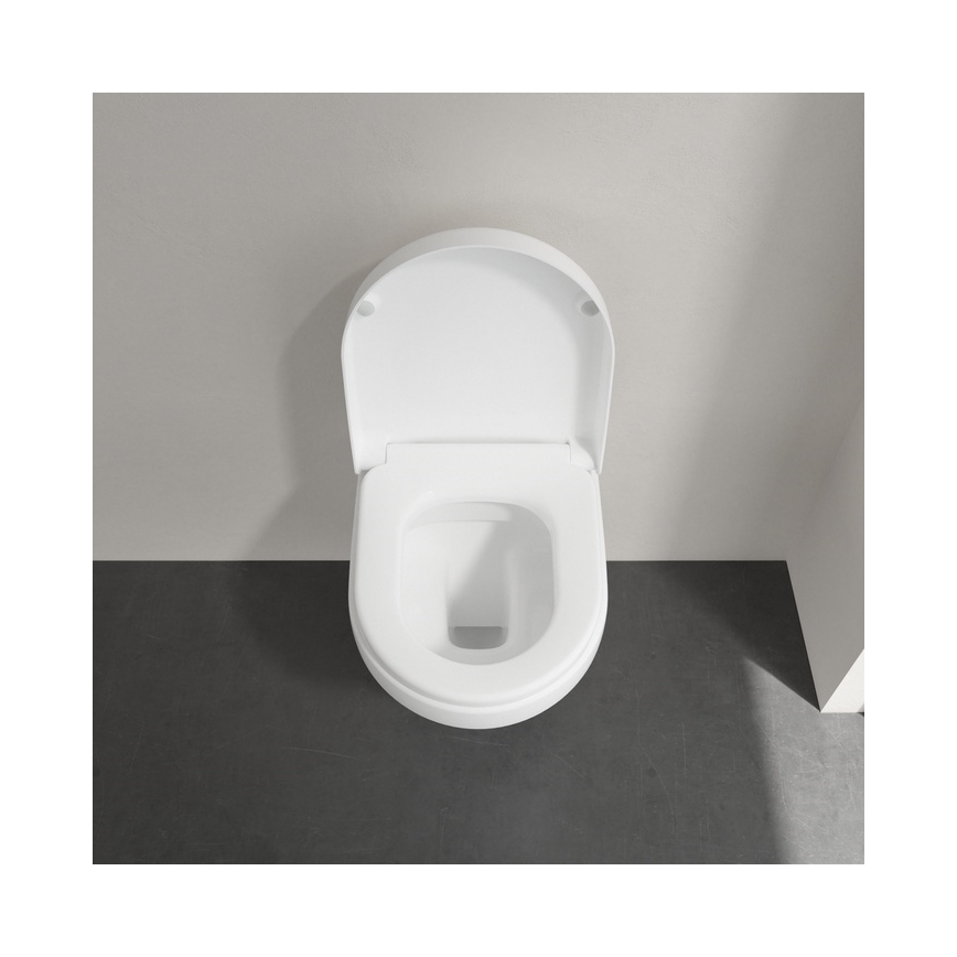 Villeroy & Boch 8M42S101 - SoftClose tualetes poda sēdeklis SUBWAY 3.0 balts