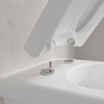Villeroy & Boch 8M42S101 - SoftClose tualetes poda sēdeklis SUBWAY 3.0 balts