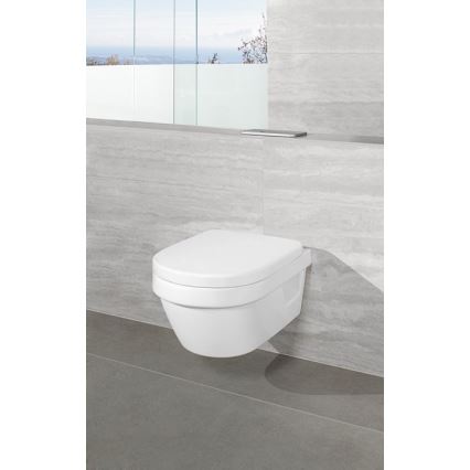 Villeroy & Boch 8M42S101 - SoftClose tualetes poda sēdeklis SUBWAY 3.0 balts