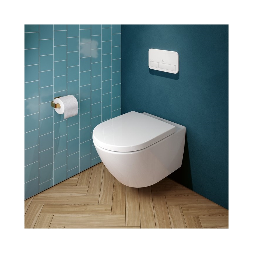 Villeroy & Boch 8M42S1T1 - Tualetes sēdeklis SoftClose SUBWAY 3.0 balts