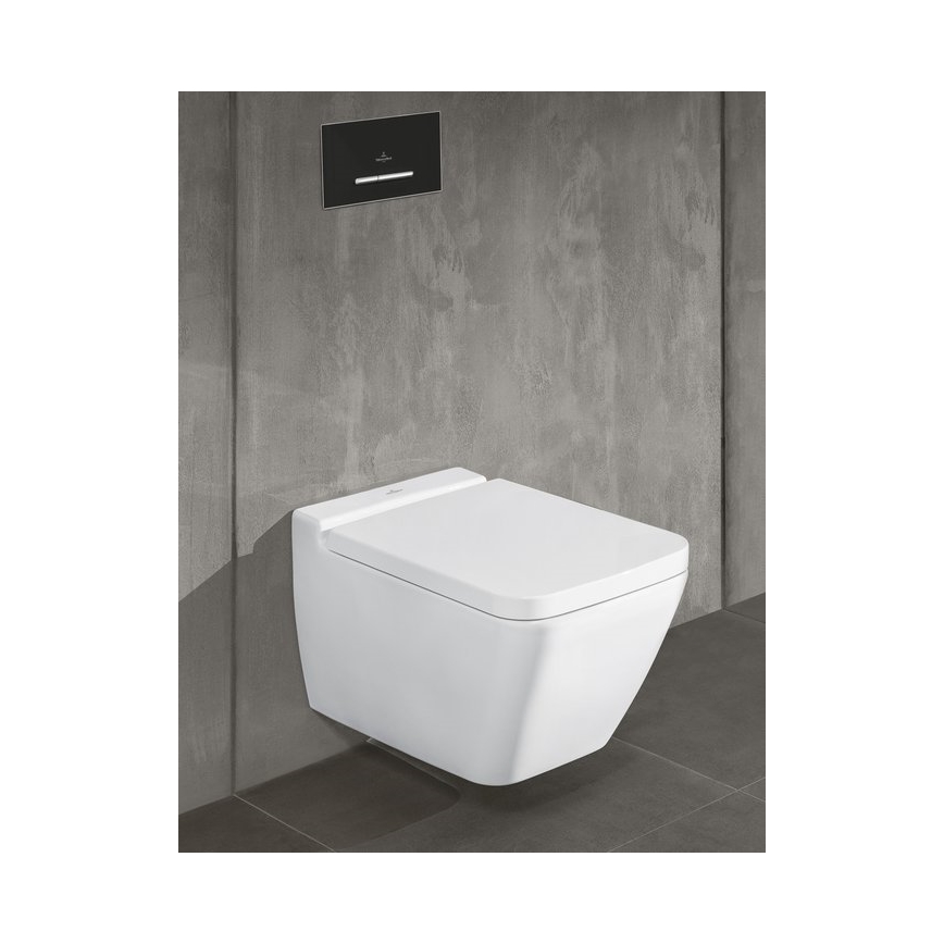 Villeroy & Boch 922169AN - Skalošanas poga VICONNECT matēta melna/matēts hroms