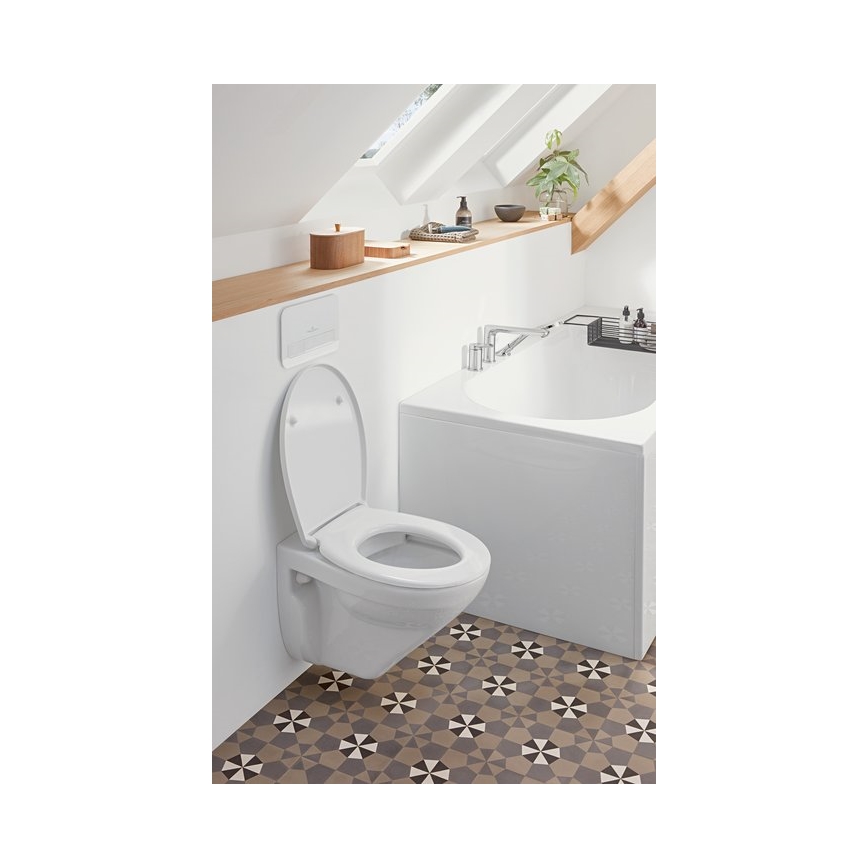 Villeroy & Boch 922400RE - Skalošanas poga VICONNECT glancēta balta