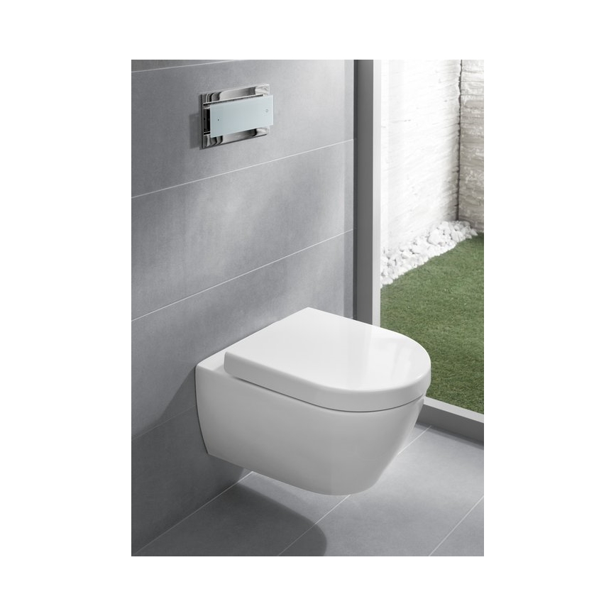 Villeroy & Boch 9M68S101 - SUBWAY 2.0 SoftClose tualetes sēdeklis, balts