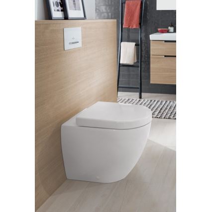 Villeroy & Boch 9M68S101 - SUBWAY 2.0 SoftClose tualetes sēdeklis, balts