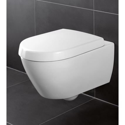 Villeroy & Boch 9M68S101 - SUBWAY 2.0 SoftClose tualetes sēdeklis, balts