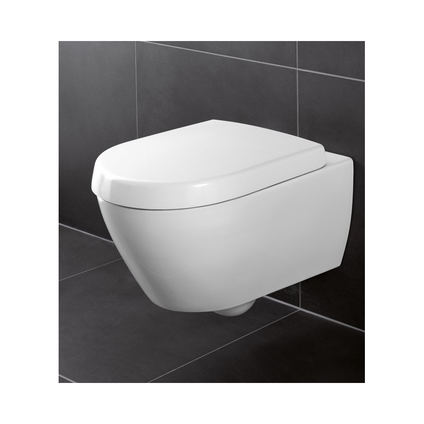 Villeroy & Boch 9M68S101 - SUBWAY 2.0 SoftClose tualetes sēdeklis, balts