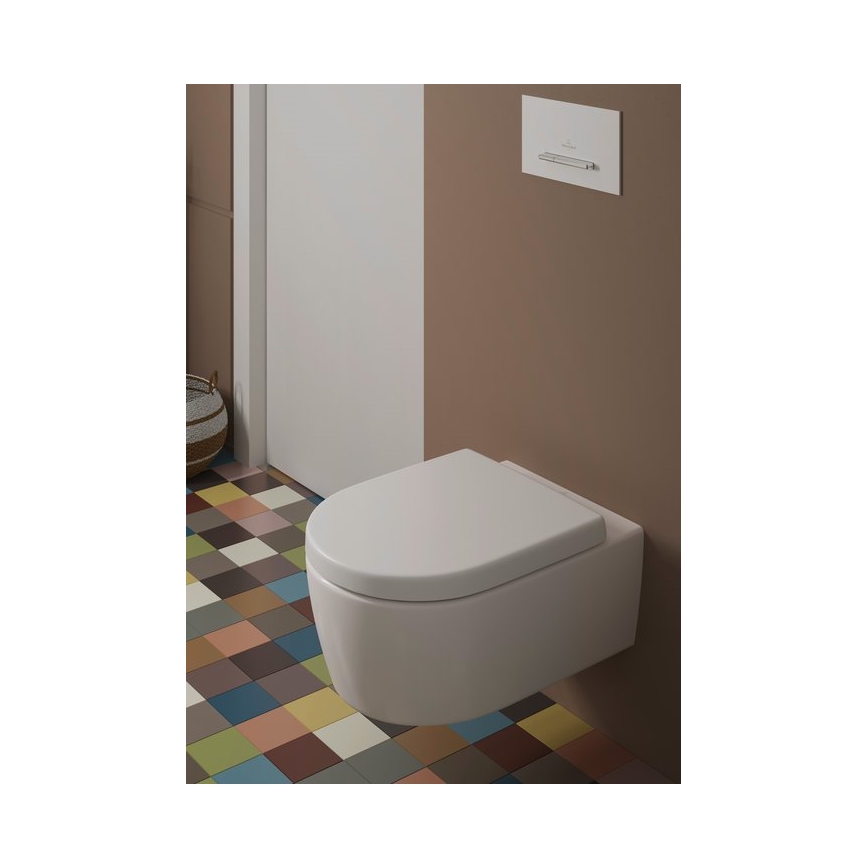Villeroy & Boch 9M77C101 - SoftClose AVENTO tualetes poda sēdeklis, balts