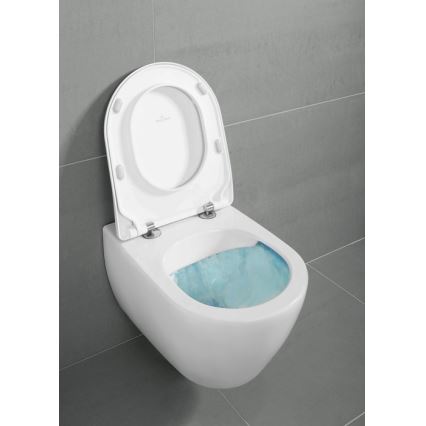 Villeroy & Boch 9M78S101 - Tualetes sēdeklis SoftClose SUBWAY 2.0 balts