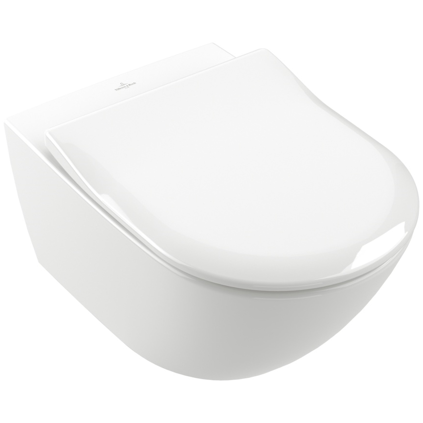 Villeroy & Boch 9M78S101 - Tualetes sēdeklis SoftClose SUBWAY 2.0 balts