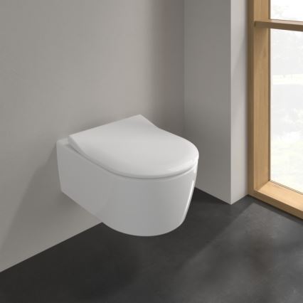 Villeroy & Boch 9M87S101 - Tualetes sēdeklis SoftClose AVENTO balts