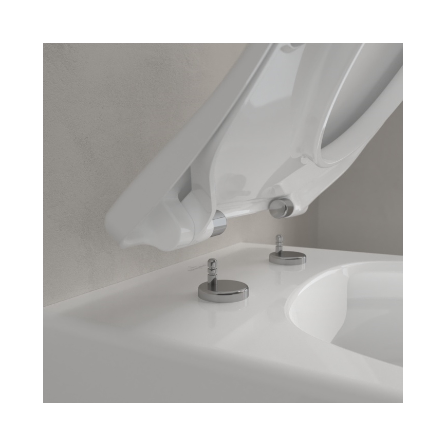Villeroy & Boch 9M87S101 - Tualetes sēdeklis SoftClose AVENTO balts