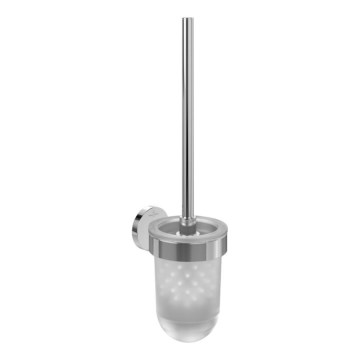 Villeroy & Boch TVA15101600061 - Sienas montējamā WC birste ELEMENTS, stikls/spīdīgs hroms