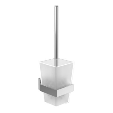 Villeroy & Boch TVA15201700061 - Sienas piestiprināmā tualetes birste ELEMENTS stikls/spīdīgs hroms