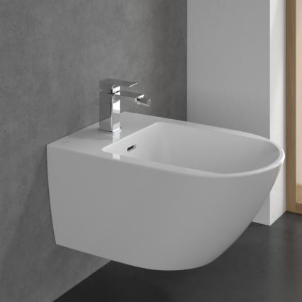 Villeroy & Boch TVB11200100061 - Bidē jaucējkrāns + uzspiežamais noteces aizbīdnis SUBWAY 3.0 spīdīgs hroms