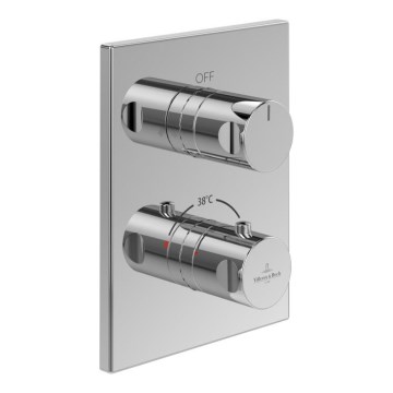 Villeroy & Boch TVD00065300061 - Termostatiskais dušas jaucējkrāns iebūvei, spīdīgs hroms