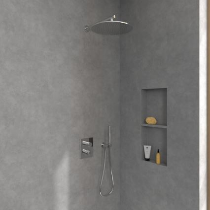 Villeroy & Boch TVD00065300061 - Termostatiskais dušas jaucējkrāns iebūvei, spīdīgs hroms