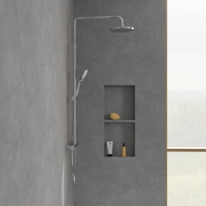 Villeroy & Boch TVS10900200061 - Dušas komplekts ar jaucējkrānu UNIVERSAL glancēts hroms