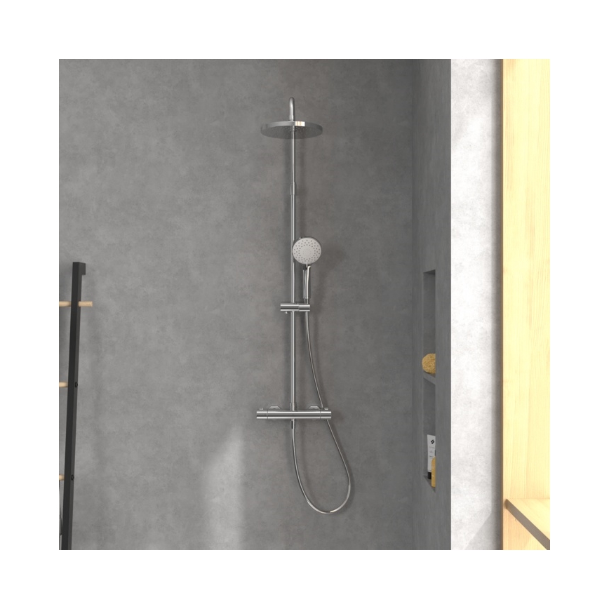 Villeroy & Boch TVS10900200061 - Dušas komplekts ar jaucējkrānu UNIVERSAL glancēts hroms