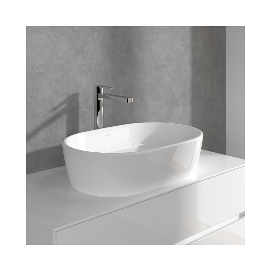 Villeroy & Boch TVW10300500061 - Izlietnes jaucējkrāns + noteces komplekts ARCHITECTURA 32,9 cm spīdīgs hroms