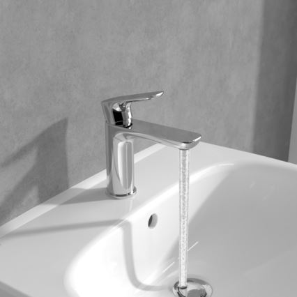 Villeroy & Boch TVW10400300161 - Izlietnes jaucējkrāns O.NOVO 15,5 cm spīdīgs hroms