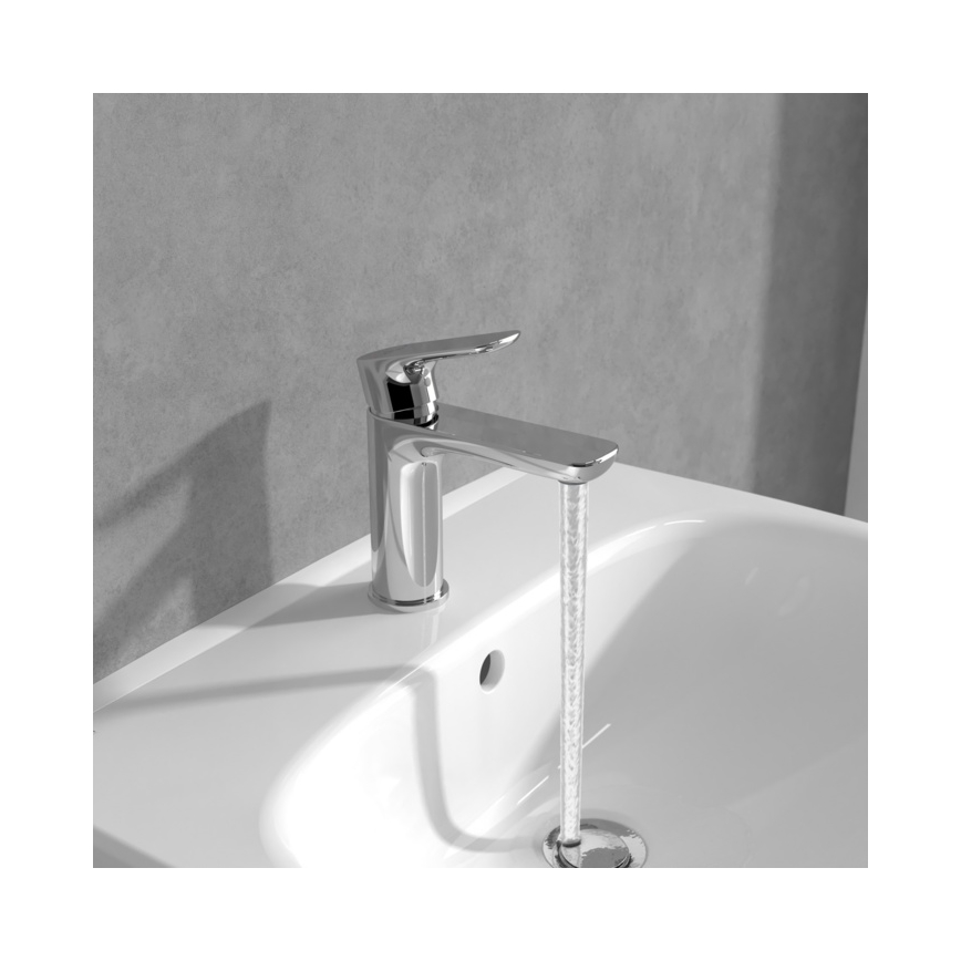 Villeroy & Boch TVW10400300161 - Izlietnes jaucējkrāns O.NOVO 15,5 cm spīdīgs hroms