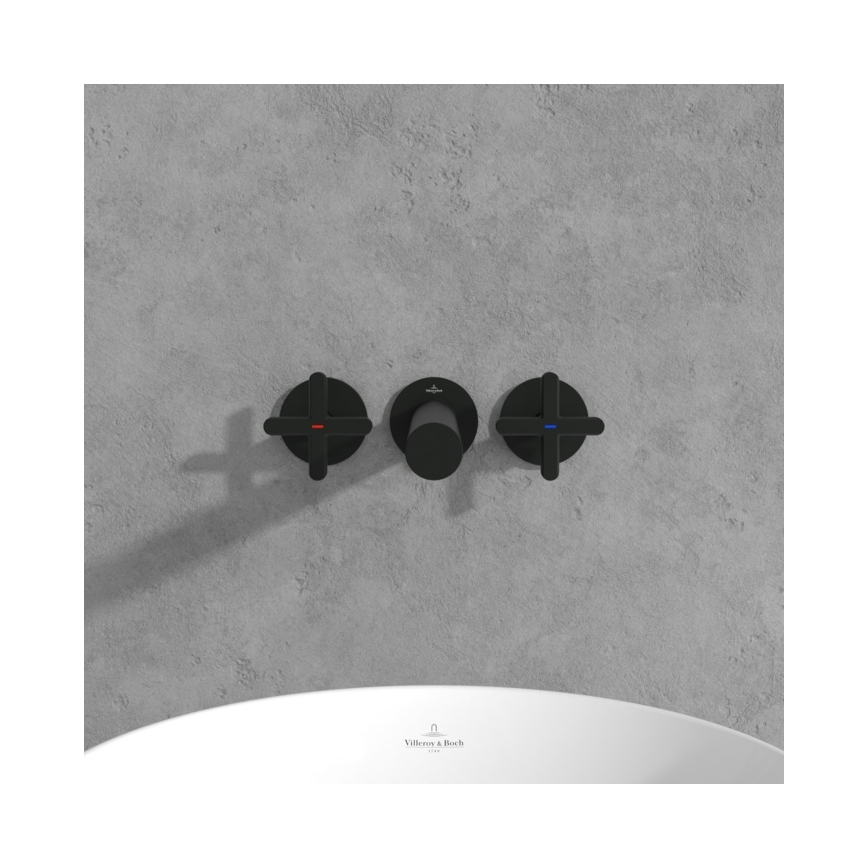 Villeroy & Boch TVZ106012000K5 - LOOP&FRIENDS izlietnes jaucējkrāns, matēts melns