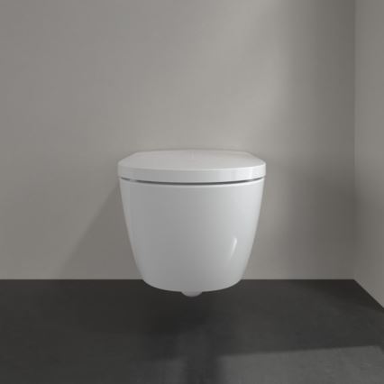Villeroy & Boch V0E100R1 - karājams bidē ar SoftClose sēdekli VICLEAN, keramika/balta + tālvadības pults