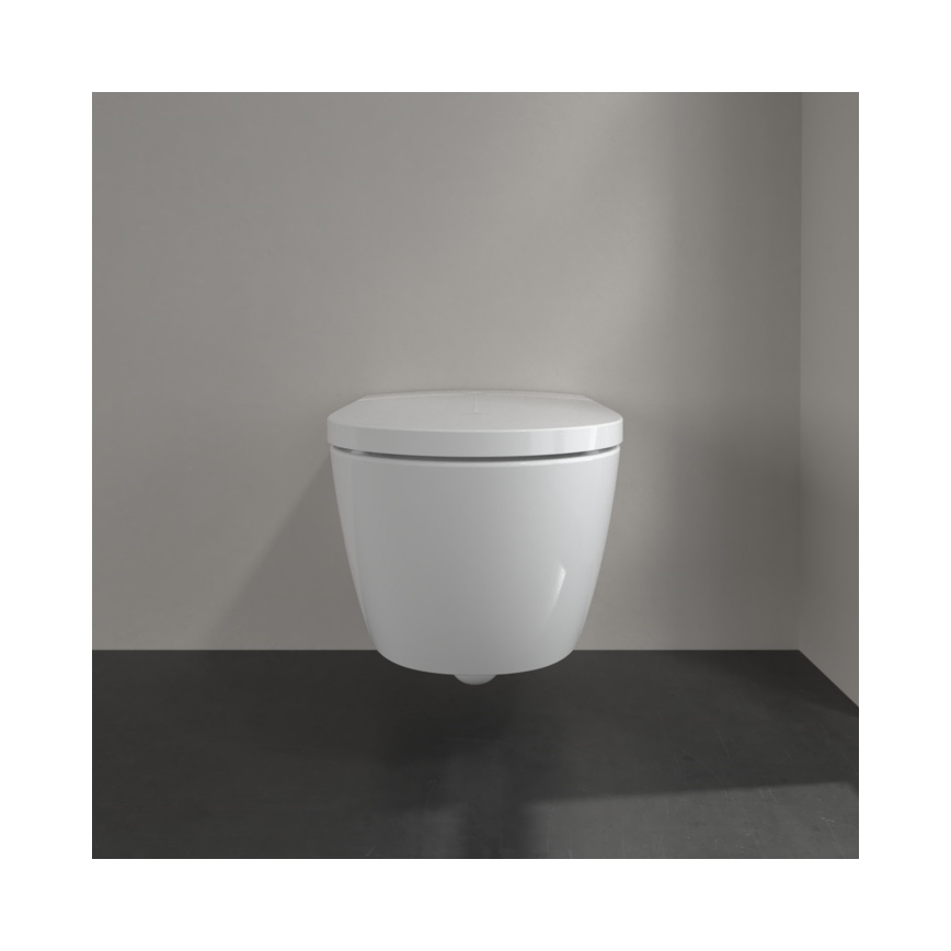 Villeroy & Boch V0E100R1 - karājams bidē ar SoftClose sēdekli VICLEAN, keramika/balta + tālvadības pults