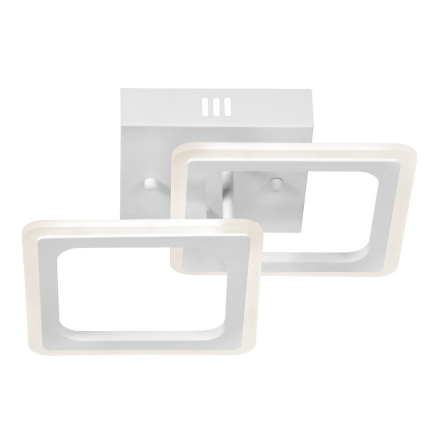 Virsapmetuma lustra 2xLED/20W/230V balta