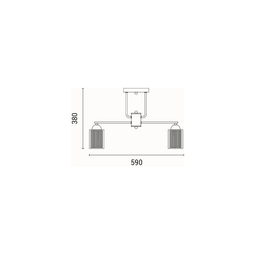 Virsapmetuma lustra 5xE27/60W/230V