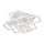 Virsapmetuma lustra 9xLED/20W/230V balta