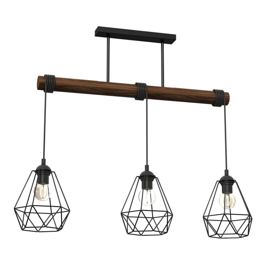 Virsapmetuma lustra ACERO 3xE27/60W/230V