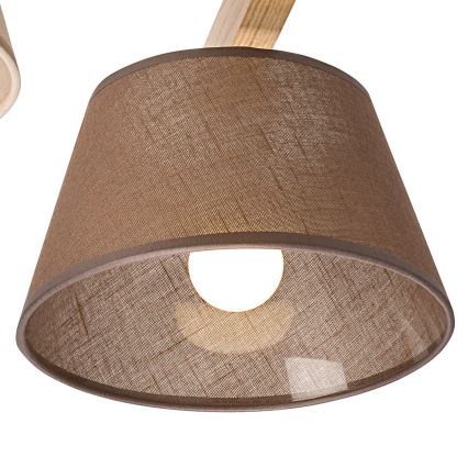 Virsapmetuma lustra ANTONIO 3xE14/40W/230V ozolkoks