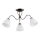 Virsapmetuma lustra ARIEL 3xE27/15W/230V pelēka