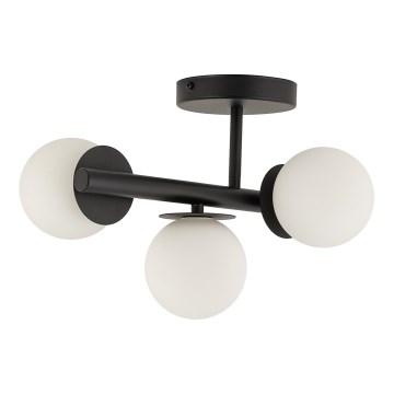 Virsapmetuma lustra AVOLA 3xG9/12W/230V melna