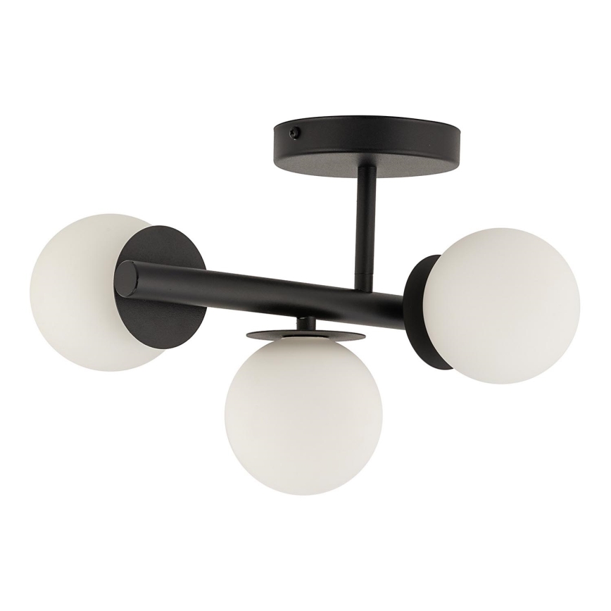 Virsapmetuma lustra AVOLA 3xG9/12W/230V melna