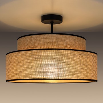 Virsapmetuma lustra BOHO 1xE27/60W/230V bēša