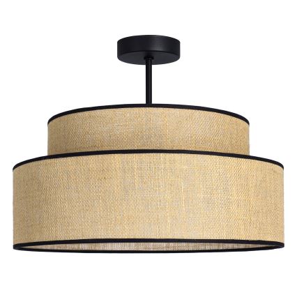 Virsapmetuma lustra BOHO 1xE27/60W/230V bēša