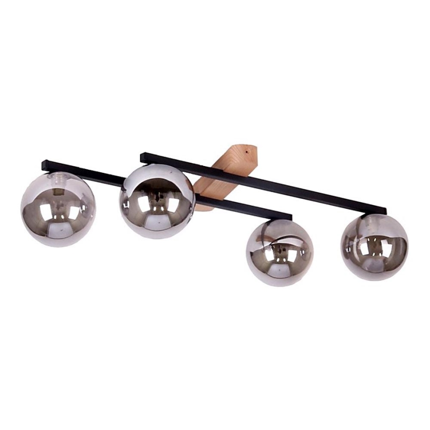 Virsapmetuma lustra BOIS 4xG9/8W/230V
