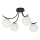 Virsapmetuma lustra BOSTON 4xE14/10W/230V melna