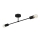 Virsapmetuma lustra CAMBRIDGE 2xE27/15W/230V melna