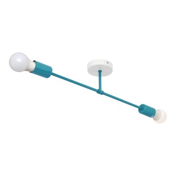 Virsapmetuma lustra CAMBRIDGE 2xE27/15W/230V zila