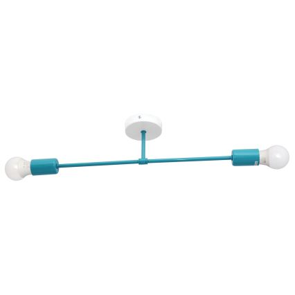 Virsapmetuma lustra CAMBRIDGE 2xE27/15W/230V zila